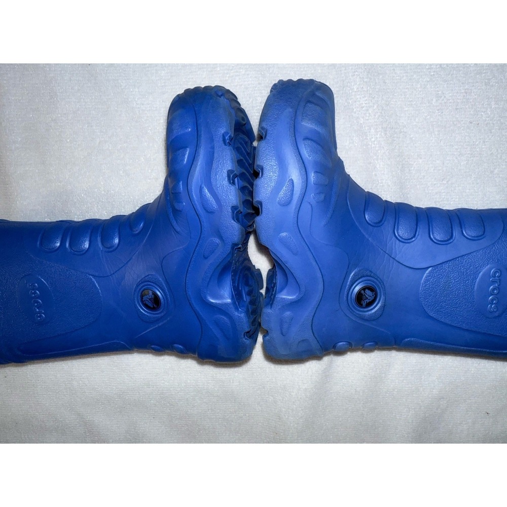 Crocs Blue Kids Unisex Child Size 8/9 Handle‎ It Rain Boots - Picture 6 of 9